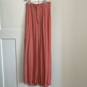Z supply wide leg front pleat pants